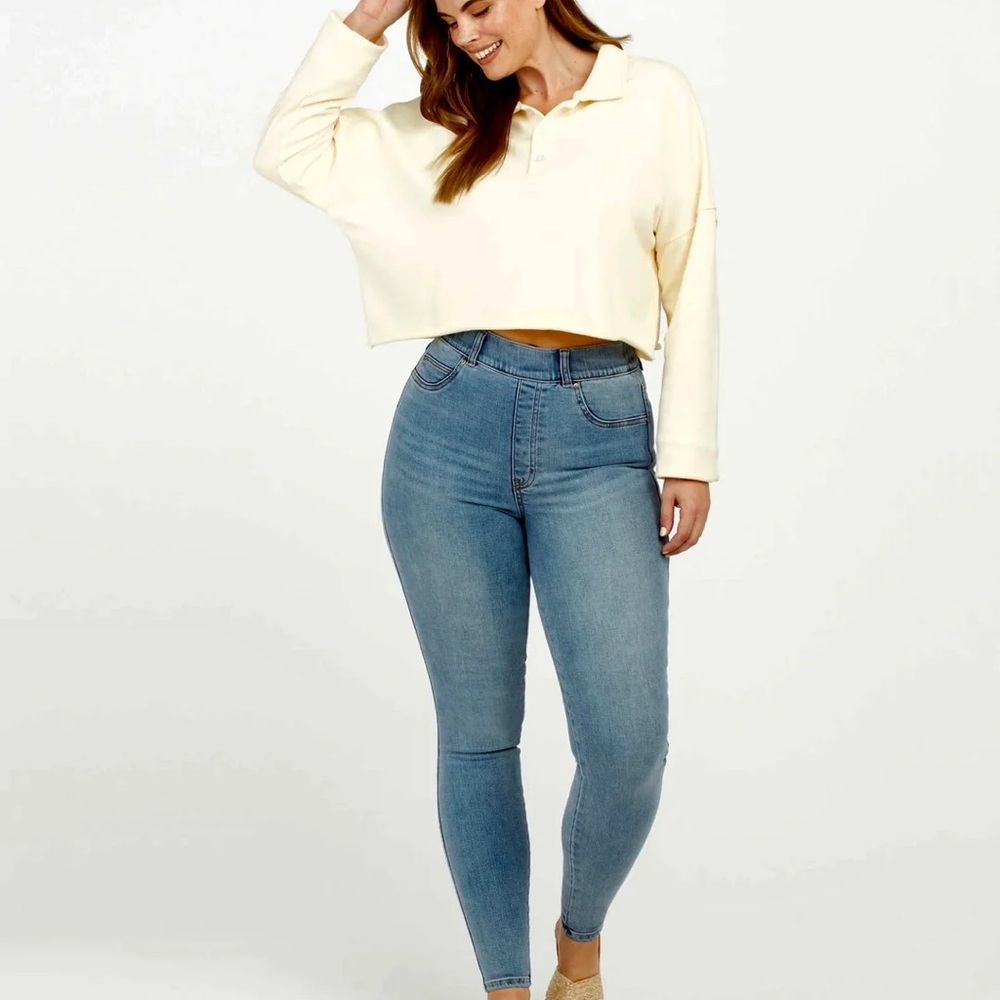 SPANX  Blue Skinny Jeans